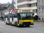 schaffhausen Verkehrsbetieb Schaffhausen - NAW Trolleybus Nr.116 unterwegs auf der Linie 1 in Schaffhausen am 20.02.2009