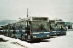mercedes-benz-o-405--hochflur-stadtversion VZO Gr�ningen Nr. 156 Mercedes O 405G (ex Nr. 56) am 18. Februar 2009 Wil, Larag (wartet auf seinen Weiterverkauf)