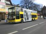 berlin MAN Lion's City DD (Doppelstock) auf der Linie 150 am S-Bahnhof Buch.