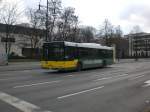 berlin MAN Niederflurbus 2. Generation auf der Linie 106 nach U-Bahnhof Seestra�e an der Haltestelle Tiergarten Nordische Botschaften/Adenauer Stiftung.