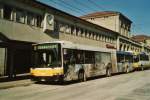 schaffhausen VBSH Schaffhausen Nr. 9/SH 38'009 Volvo/Hess am 18. Februar 2009 Schaffhausen, Bahnhof (mit Vollwerbung f�r die 'Schaffhauser Nachrichten')