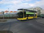 berlin MAN Lion's City DD (Doppelstock) auf der Linie M37 an der Haltestelle Staaken Hahneberg.