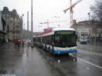 zurich Lightram Nr. 70 am 28.3.09 beim Hauptbahnhof