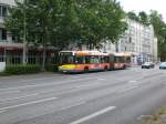 berlin Solaris Urbino auf der Linie 104 nach Neu-Westend Brixplatz an der Haltestelle Treptow Puschkinallee/Elsenstra�e.