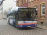 MAN Niederflurbus 2. Generation WSF-VV92 am 30.03.2009 auf dem Busbahnhof in Wei�enfels. Der Zielanschrift zu Folge m�sste er in K�rze sich in Richtung Hohenm�lsen aufmachen, und zwar als Linie 802 �ber Aupitz. Von Wei�enfels nach Hohenm�lsen f�hren auch noch die Linien 794 (�ber Nessa - Teuchern), 797 (�ber St��en - Teuchern) und 801 (�ber Nellsch�tz - Webau bzw. G�thewitz - Tornau).