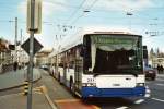 luzern VBL Luzern Nr. 231 Hess/Hess Doppelgelenktrolleybus am 7. M�rz 2009 Luzern, Bahnhof