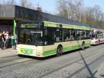 MAN Niederflurbus 2. Generation 03.04.09,MAN der HCR Nr.23 in Wanne Eickel.