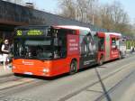 MAN Niederflurbus 2. Generation 03.04.09,MAN der HCR Nr.77 in Wanne Eickel.