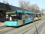 MAN Niederflurbus 2. Generation 03.04.09,MAN der HCR Nr.17 in Wanne Eickel.
