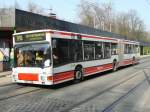 MAN Niederflurbus 1. Generation 03.04.09,MAN der BOGESTRA Nr.9469 in Wanne Eickel.