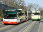 neoplan-n-44-serie-centroliner 03.04.09,NEOPLAN der BOGESTRA Nr.0264 und MAN der HCR Nr.11 in Wanne Eickel.