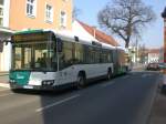 potsdam Volvo V7700 auf der Linie 695 nach Hauptbahnhof an der Haltestelle Luisenplatz-S�d/Park Sanssouci.