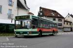 MAN Niederflurbus 1. Generation 30.03.09: Hier sehen wir den ex NVG-Wagen 228, der nun bei Dieter Schmidt in Marpingen zum Einsatz kommt. �ber den Zustand des Fahrzeuges brauche ich nichts zu sagen, wer sich das Bild genauer ansieht wird schnell feststelle, dass es dem Wagen schon mal wesentlich besser ging. Das Foto zeigt den WND-DS 509 auf der Linie 307 am Rathaus Schiffweiler.