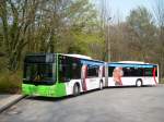 hamm-stadtwerke-hamm-gmbh---verkehrsbetrieb Hako 51 der Stadtwerke Hamm macht hier ein kurzes P�uschen an der Endstelle der Linie 3, genauer gesagt in Hamm-Werries am Wendeplatz.