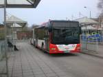 cottbus MAN Niederflurbus 3. Generation (Lions City) auf der Linie 21 nach Goyatz am Busbahnhof.