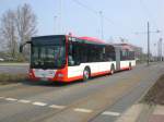 cottbus MAN Niederflurbus 3. Generation (Lions City) auf der Linie 16 nach Uhlandstra�e am Hauptbahnhof.
