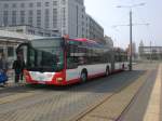 cottbus MAN Niederflurbus 3. Generation (Lions City) auf der Linie 16 nach Stadthalle am Hauptbahnhof.
