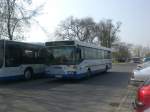 mercedes-benz-o-405--hochflur-stadtversion Mercedes-Benz O 405 (Hochflur-Stadtversion) auf der Linie 666 nach Schwanebeck am Bahnhof Nauen.