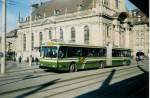 bern Aus dem Archiv: SVB Bern Nr. 66 Volvo/Hess Gelenktrolleybus am 4. M�rz 1996 Bern, Bahnhof