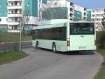 frankfurt---oder MAN Niederflurbus 2. Generation auf der Linie 987 an der Haltestelle Neuberesinchen.