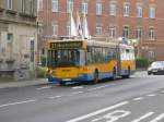 leipziger-verkehrsbetriebe-lvb Am 06.03.09 h�lt ein O405GN� auf Linie 73 an der Haltestelle M�lkau Gemeindeamt Richtung Hbf.