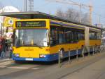 leipziger-verkehrsbetriebe-lvb Am 07.03.09 h�lt ein O405GN� auf Linie 72 am Hbf.