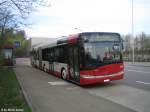 Solaris Urbino Solaris Urbino 18 Nr. 344 am 11.4.09 bei der Endstation Technorama