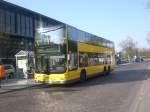 berlin MAN Lion's City DD (Doppelstock) auf der Linie M49 nach Staaken Heerstra�e/Nennhauser Damm am S+U Bahnhof Zoologischer Garten.