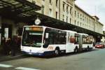 genf TPG Gen�ve Nr. 124/GE 960'508 Mercedes Citaro am 8. M�rz 2009 Gen�ve, Bahnhof