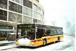 Berner Oberland Starker Schneefall in Thun: STI Thun Nr. 126/BE 700'126 MAN am 9. M�rz 2009 Thun, Bahnhof