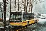Berner Oberland Starker Schneefall in Thun: STI Thun Nr. 113/BE 700'113 MAN am 9. M�rz 2009 Thun, Schiffl�ndte