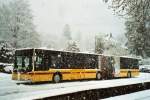 Berner Oberland Starker Schneefall in Thun: STI Thun Nr. 121/BE 700'121 MAN am 9. M�rz 2009 Thun, Schiffl�ndte