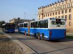 Solaris Urbino Scania CN113ALB PE079 und Solaris Urbino 12 BU851,
14.04.2009 Krak�w (Krakau), Kombinat