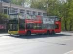 berlin MAN Lion's City DD (Doppelstock) auf der Linie M46 nach S+U Bahnhof Zoologischer Garten am U-Bahnhof Britz-S�d.