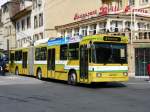 NAW Trolleybus TN - NAW-Hess Trolleybus Nr.108 unterwegs auf der Linie 8 in der Stadt Neuch�tel bei der Haltestelle Place Pury am 04.04.2009