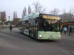 frankfurt---oder MAN Niederflurbus 2. Generation auf der Linie 980 nach Bahnhof Rosengarten am Bahnhof.