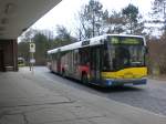 berlin Solaris Urbino auf der Linie M45 nach Spandau Johannisstift am U-Bahnhof Ruhleben.