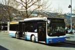 man-niederflurbus-3-generation-lions-city BSW Sargans Nr. 331/SG 297'511 MAN am 14. M�rz 2009 Sargans, Bahnhof