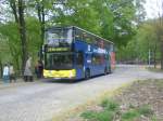 berlin MAN Lion's City DD (Doppelstock) auf der Linie 218 nach U-Bahnhof Theodor-Heuss-Platz an der Haltestelle Pfaueninsel.