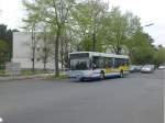 berlin MAN Niederflurbus 1. Generation auf der Linie 623 nach Teltow Oderstra�e an der Haltestelle Zehlendorf Clauertstra�e.
