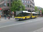berlin MAN Niederflurbus 2. Generation auf der Linie 115 nach U-Bahnhof Fehrbelliner Platz am S-Bahnhof Zehlendorf.