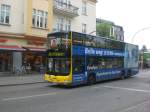 berlin MAN Lion's City DD (Doppelstock) auf der Linie 101 nach U-Bahnhof Turmstra�e am S-Bahnhof Zehlendorf.