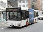 MAN Niederflurbus 2. Generation AAGU - MAN Nr.55  UR 9329 unterwegs auf der Linie 2 in Altdorf am 08.04.2009
