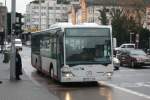 kassel-regionalverkehr-kurhessen-rkh In Gie�en ist am 26.03.09 ein MB-Citaro auf der Linie 520 richtung Bahnhof im Einsatz und f�hrt in die Haltestelle Liebigstra�e ein.