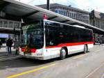 stgallen Der erste MAN Lions city Midi 264 f�r die Linie 10 ist da!
Bahnhofplatz am 24.04.09