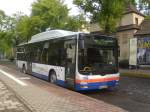 man-niederflurbus-3-generation-lions-city-u-tu BLK-V1002, ein MAN Lion&acute;s City � CNG, am 23.04.2009 auf dem Wei�enfelser Busbahnhof. Auch er macht gerade Pause.