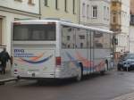 setra-s-300er-serie WSF-VV66, ein Setra S315UL, am 23.04.2009 auf dem Wei�enfelser Busbahnhof. Er steht auf dem Bild abgestellt auf dem (mit Schildern) gekennzeichneten Busparkplatz am Busbahnhof.