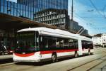 stgallen VBSG St. Gallen Nr. 181 Hess/Hess Gelenktrolleybus am 18. M�rz 2009 St. Gallen, Bahnhof