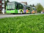 hamm-stadtwerke-hamm-gmbh---verkehrsbetrieb ^Hako 52 steht hier in Bockum an der Endstelle Barsener Stra�e, und macht sich nach einer 15-min�tigen Pause wieder auf dem Weg ins zentrum Hamms.