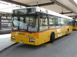 mercedes-benz-o-405-n-niederflur-stadtversion Postauto - Mercedes O 405 N  AG 14681 bei den Postautohaltestellen beim Bahnhof Brugg am 09.04.2009